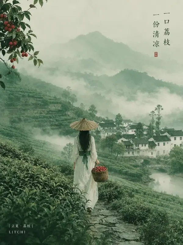 青笠记封面插画，女性成长题材，作者茶山阿岚