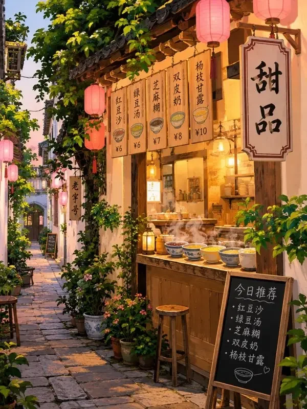 青石巷糖水记封面，市井烟火题材，作者青石阿婆