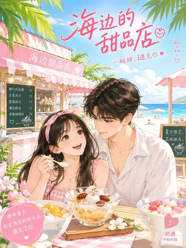 南风有点甜封面，友情青春题材，作者甜水铺
